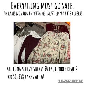 Long sleeve shirt sale